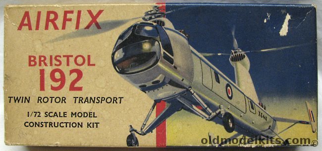 Airfix 1/72 Bristol Type 192 Belvedere, 382 plastic model kit